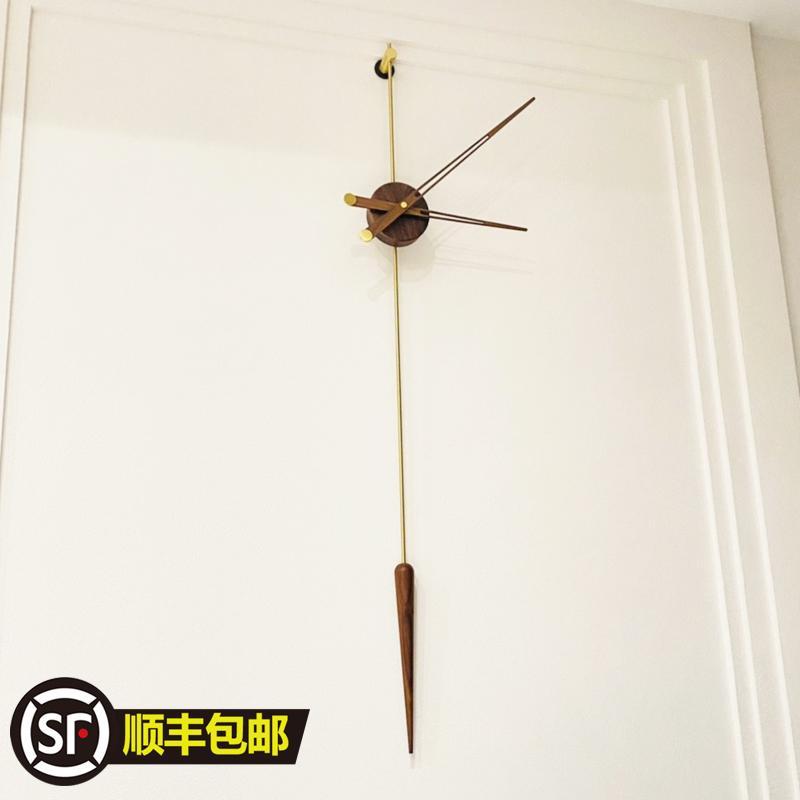 家用挂墙静音表 饰创意艺术时钟个性 现代简约客厅西班牙挂钟极简装