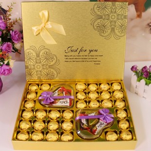 送男女朋友闺蜜生日情人节创意高考毕业礼物花束 德芙巧克力礼盒装