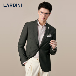外套 西装 LARDINI拉帝尼意大利进口纯羊毛商务单西服男职业正装