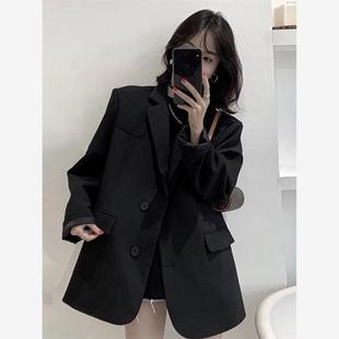 小个子上衣黑色西装 外套女2023新款 休闲舒适高级感西服 春秋韩版