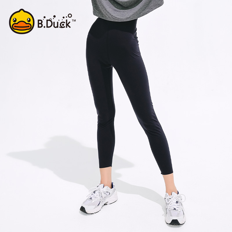 显瘦高弹力紧身运动健身高腰专业运动长裤 B.Duck2023瑜伽夏新款