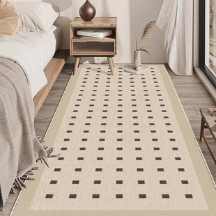 卧室轻奢高级地毯客厅茶几飘窗垫可躺可坐免洗床边毯地垫 2024新款