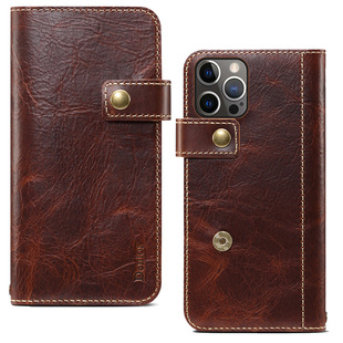 case max Genuine Leather pro 适用苹果14翻盖手机套iphone14