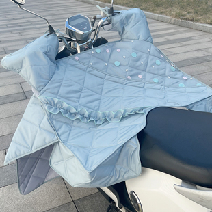 防晒遮阳罩电瓶摩托车夏天隔热透气防水防雨 薄款 电动车挡风被夏季