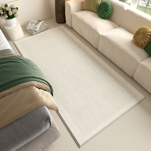 2023新品 床前地毯卧室新款 侘寂风客厅茶几地垫家用房间 床边毯日式