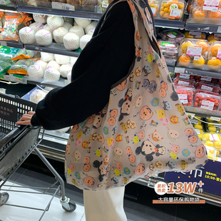 折叠便携大容量环保购物袋 超市环保袋买菜包买菜兜 馨帮帮杂货铺