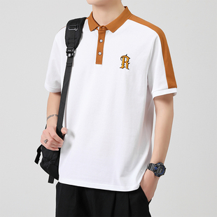圆领商务休闲 短袖 T恤2024夏季 薄款 潮牌男士 Yishion以纯旗舰店正品