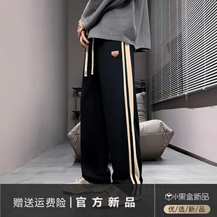 潮2024卫裤 Yishion 运动裤 裤 直筒工装 以纯春夏季 休闲长裤 子男美式