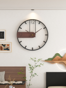 装 饰钟表轻奢家用北欧现代简约时尚 创意客厅 钟表挂钟时钟挂墙个性