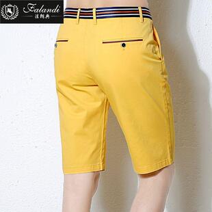 棉中裤 0407c 休闲短裤 高端商务直筒五分裤 男西装 薄款 潮流修身 夏季