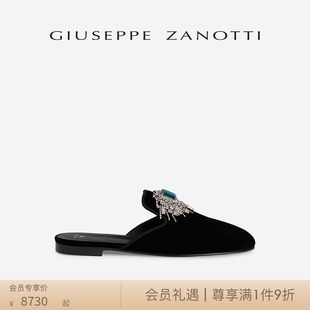 SS24春夏新品 平底水钻半拖鞋 包头凉拖鞋 ZanottiGZ男士 Giuseppe