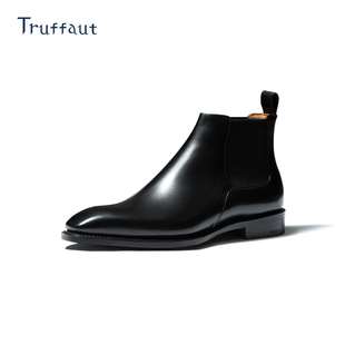 正品 Truffaut固特异切尔西男靴英伦高帮皮鞋 短靴 商务方头皮靴男士