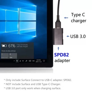 usb adapter charger Pro3456 spd80 Surface Type Book