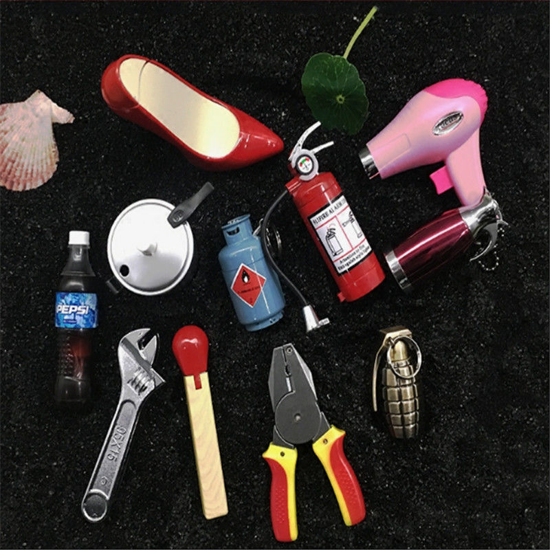 网红模型玩具礼物 热水壶高压锅煤气扳手老虎钳充气打火机创意个性