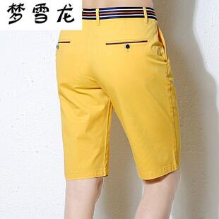 棉中裤 0408k 男士 休闲西装 夏季 潮流修身 高端商务直筒五分裤 短裤