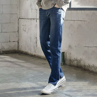 外贸韩国buckaroo原单牛仔裤 男牛仔裤 深蓝浅蓝 弹力舒适直筒长裤