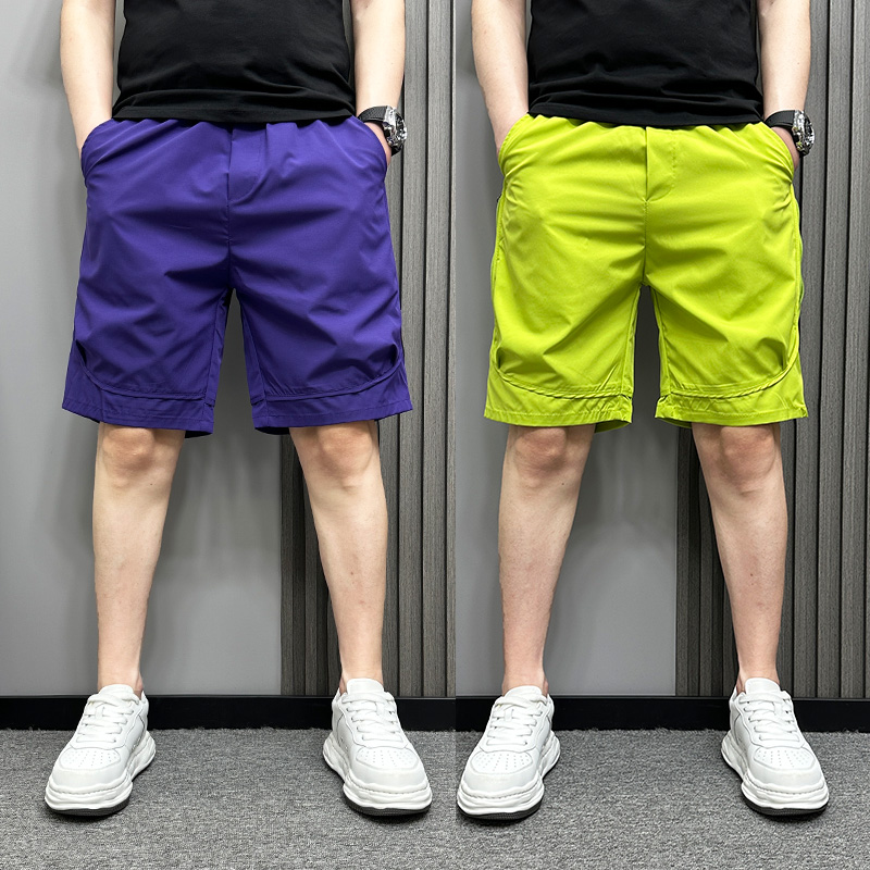 沙滩裤 男士 网眼薄款 夏季 外穿休闲运动五分裤 拉链空调速干短裤 新款