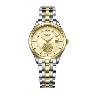 品牌防水情侣手表手表商务瑞士24k瑞士手表全自动机械表潮夜光