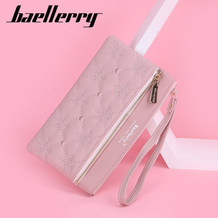 baellerry女士长款 手机包韩版 大容量横款 拉链手拿包女 钱钱包时尚