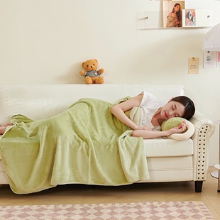 水晶绒二合一加厚抱枕被毛毯圆形汽车靠垫两用办公室趴睡枕头盖毯