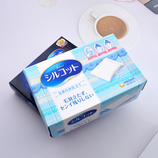 日本unicharm尤妮佳化妆棉湿敷脸省水1枚当2枚用纯棉超薄40枚