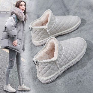 雪地靴女2022年秋冬季 新款 加绒加厚防水保暖洋气雪地棉鞋 时尚 爆款