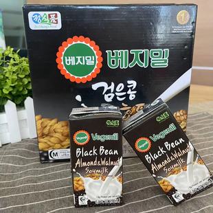 早餐豆乳奶饮料 韩国进口倍吉美尔黑豆扁桃仁核桃味豆奶190ml