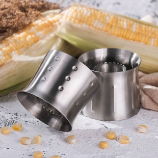 玉米脱粒器刨拨削玉米工具刮玉米粒神器 304不锈钢剥玉米神器家用