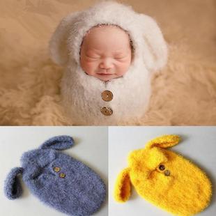 新生儿拍照道具婴儿儿童摄影衣服影楼艺术照睡袋 宝宝满月照服装