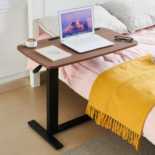高档床边桌可移动笔记本电脑桌可升降折叠办公桌家用沙发懒人书桌
