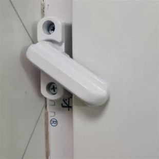 型T锁防盗安全窗户锁带锁平开窗门窗配件铝合金窗锁扣塑钢限位器