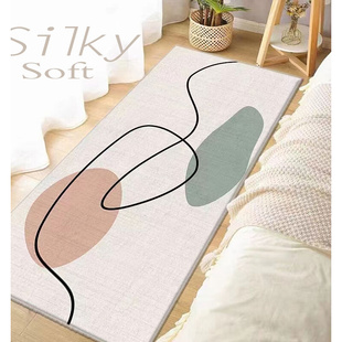仿羊绒卧室地毯客厅全铺脚垫可爱儿童房床边毯家用茶几垫子床边毯