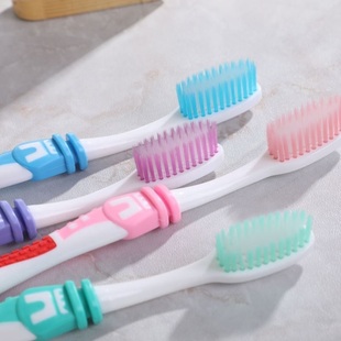 30支细丝软毛牙刷儿童牙刷独立包 一次性牙刷家用待客成人牙刷10