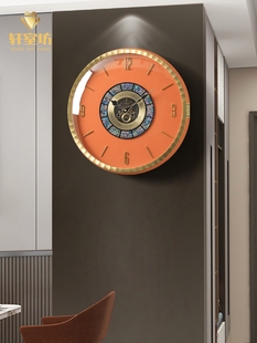 饰时钟挂墙 轻奢钟表高端大气挂钟客厅现代创意家用2024网红餐厅装