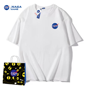 NASA 纯棉短袖 t恤男女潮牌上衣情侣装 WEEK官网联名款 新品 T恤BFG