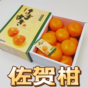 新鲜水果超甜爆汁薄皮橘子柑橘顺丰 佐贺柑当季 包邮 日菓本菓