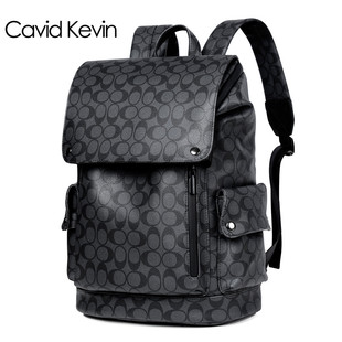 Cavid Kevin新款 背包旅行书包 欧美双肩包格商务电脑包大容量男士