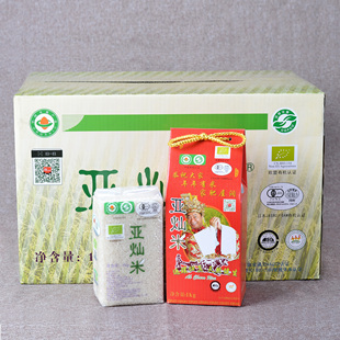 亚灿米 12kg礼盒装 晚造米 有机米