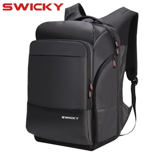 瑞士军刀包SWICKY商务双肩包大容量15.6英寸17.3电脑包出差旅行包