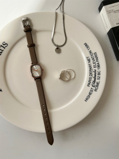 百搭精致女表 学生气质韩版 北欧极简设计椭圆形小表盘手表女士女款